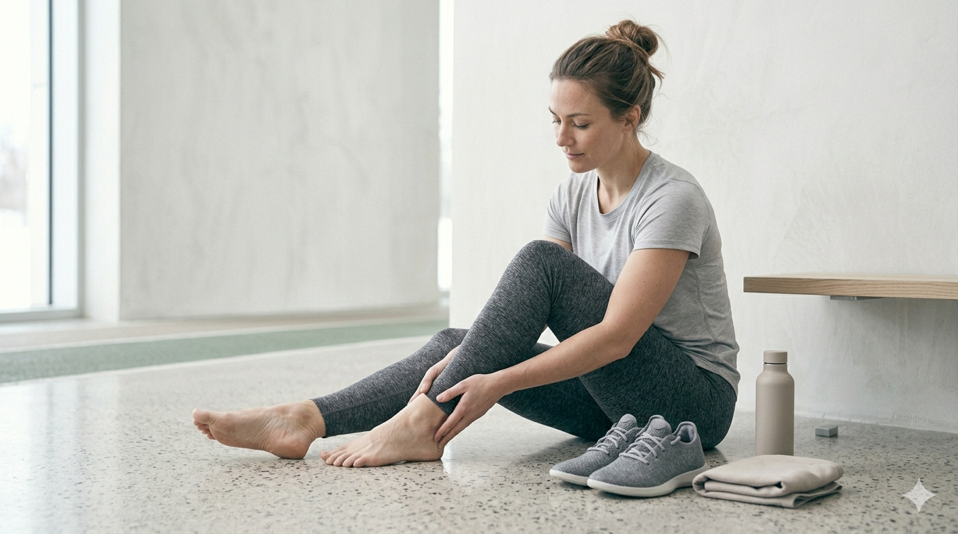 Ankle support for walking stability and daily movement