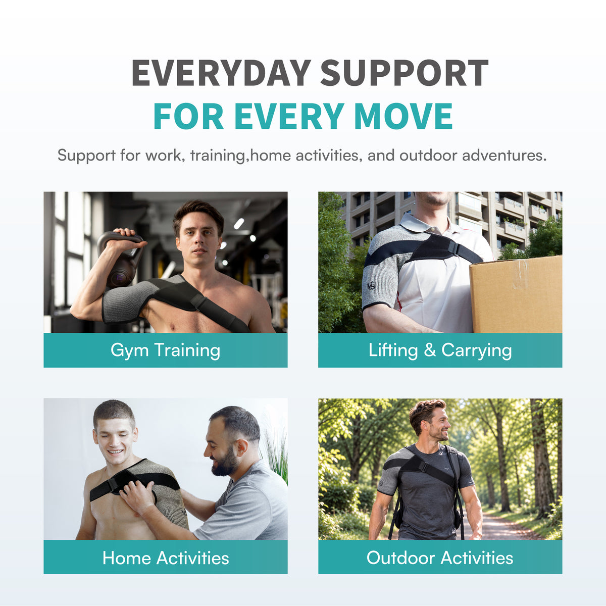 Compression Recovery Shoulder Brace - Vital Salveo