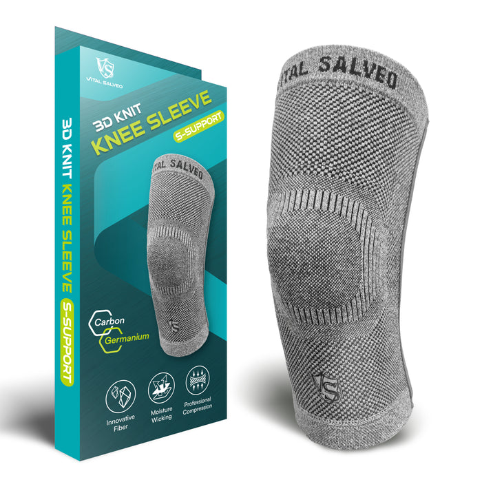 3D Knit Knee Sleeve/Brace S-SUPPORT (Pair)