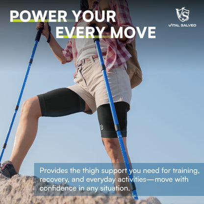 Vital Salveo Compression Recovery Thigh Sleeve (1PC) - Vital Salveo