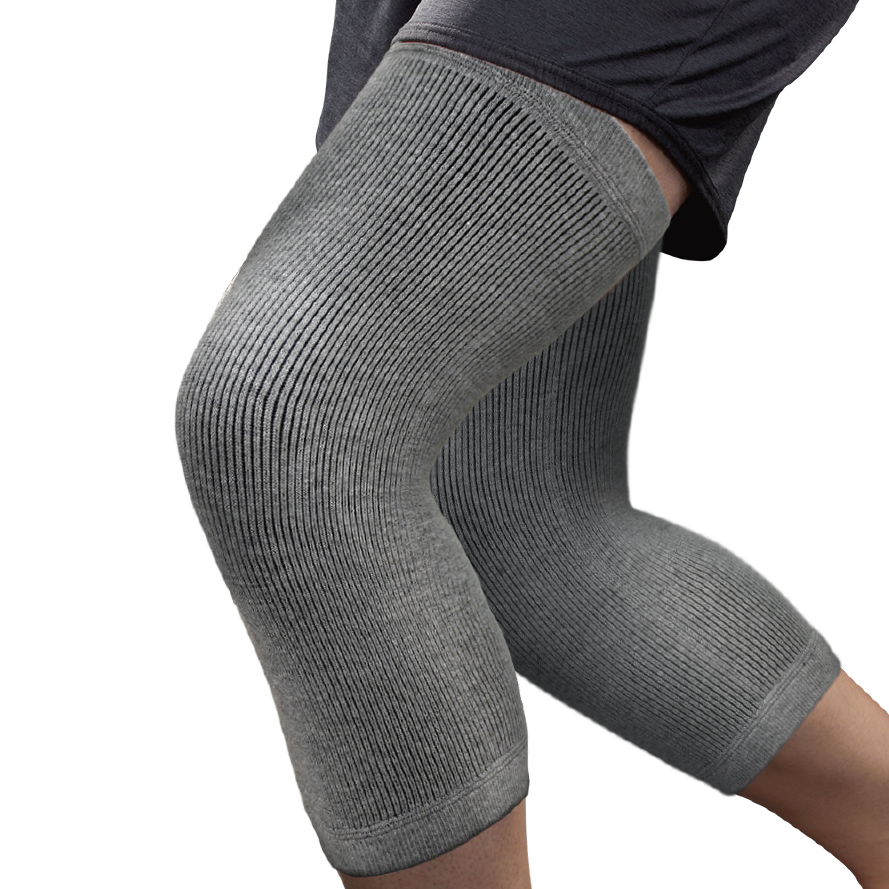3D Knit Charcoal Knee Sleeves (1 Pair) - Vital Salveo