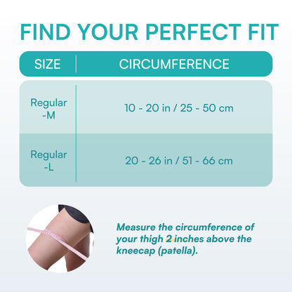 3D Knit Charcoal Knee Sleeves (1 Pair) - Vital Salveo