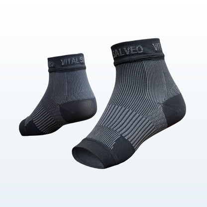 Compression Ultra Light Ankle Support Foot Sleeves (Pair) - Vital Salveo