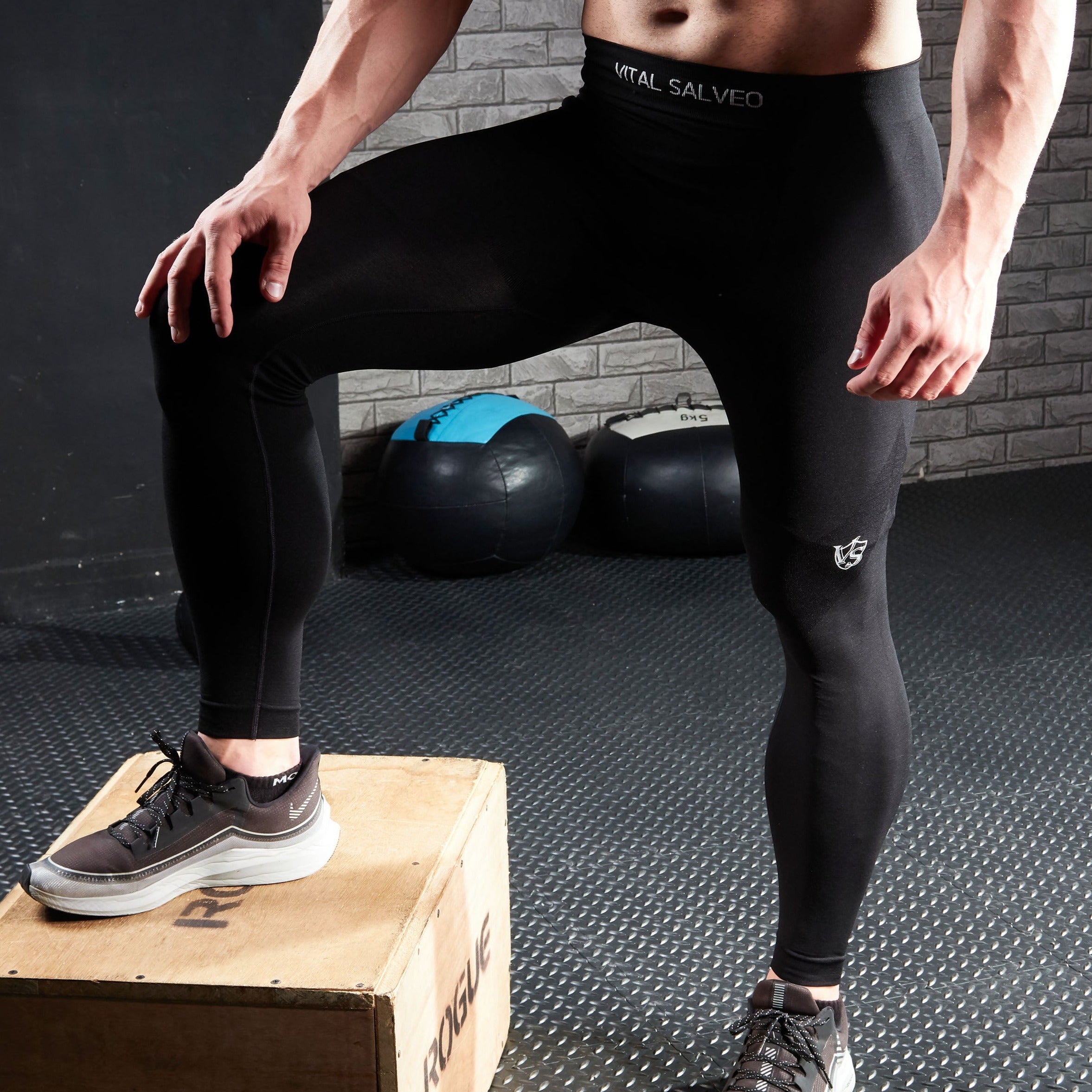 Compression Clothes-Men Recovery Compression Seamless  Leggings - Vital Salveo